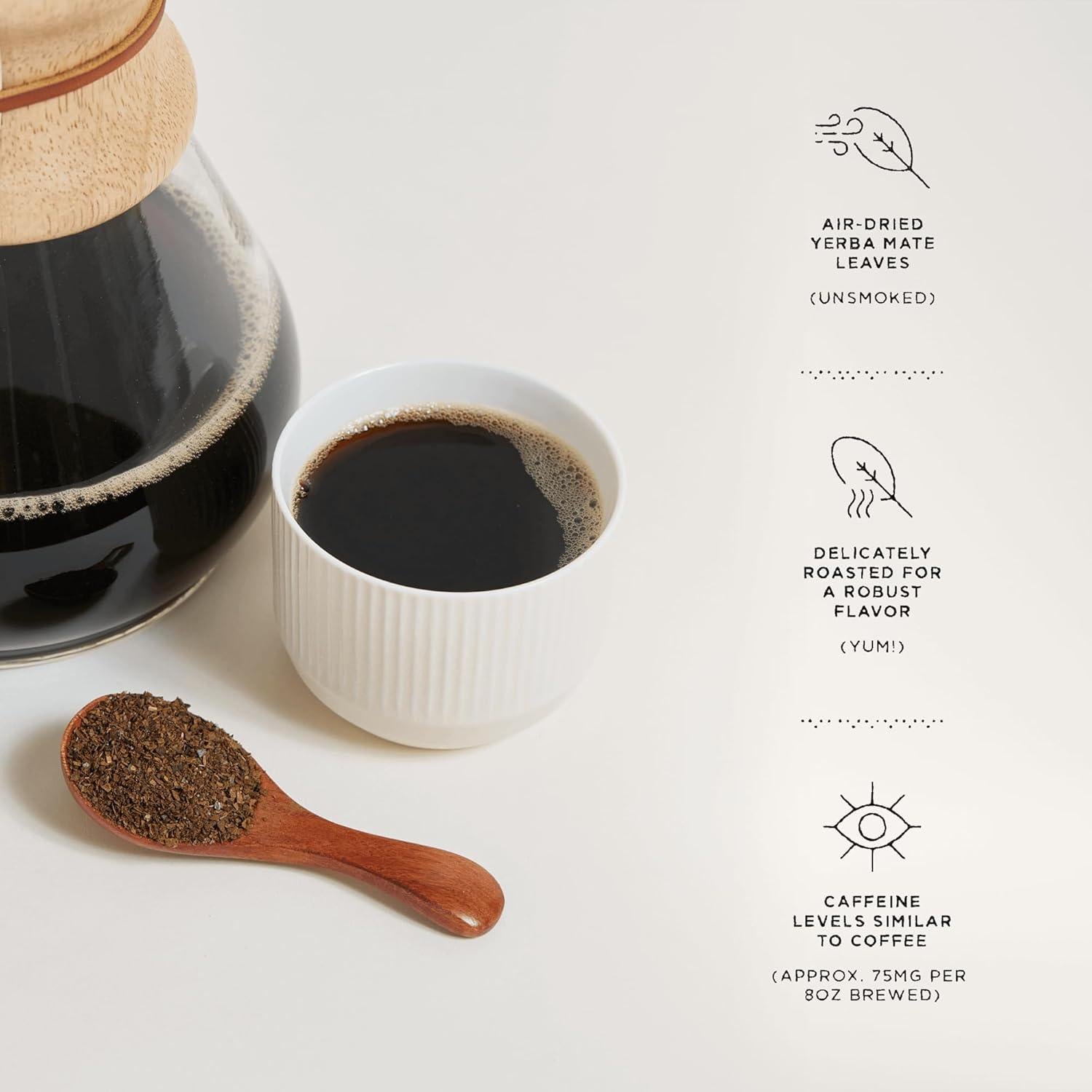 Té de Yerba Mate Orgánico Kojoi Premium 500g - Tostado Lento