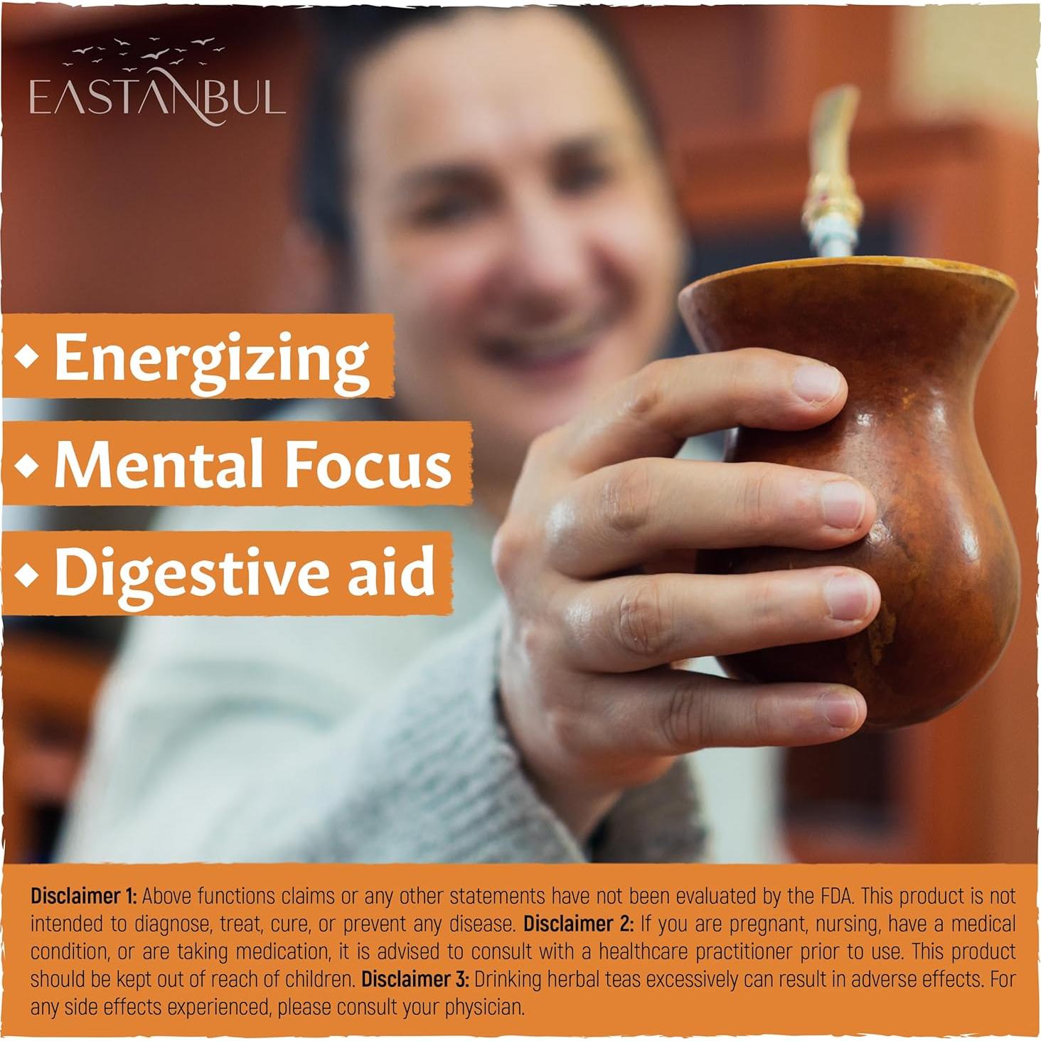 Té de Yerba Mate Eastanbul 79.4g - Hoja Suelta Vegano