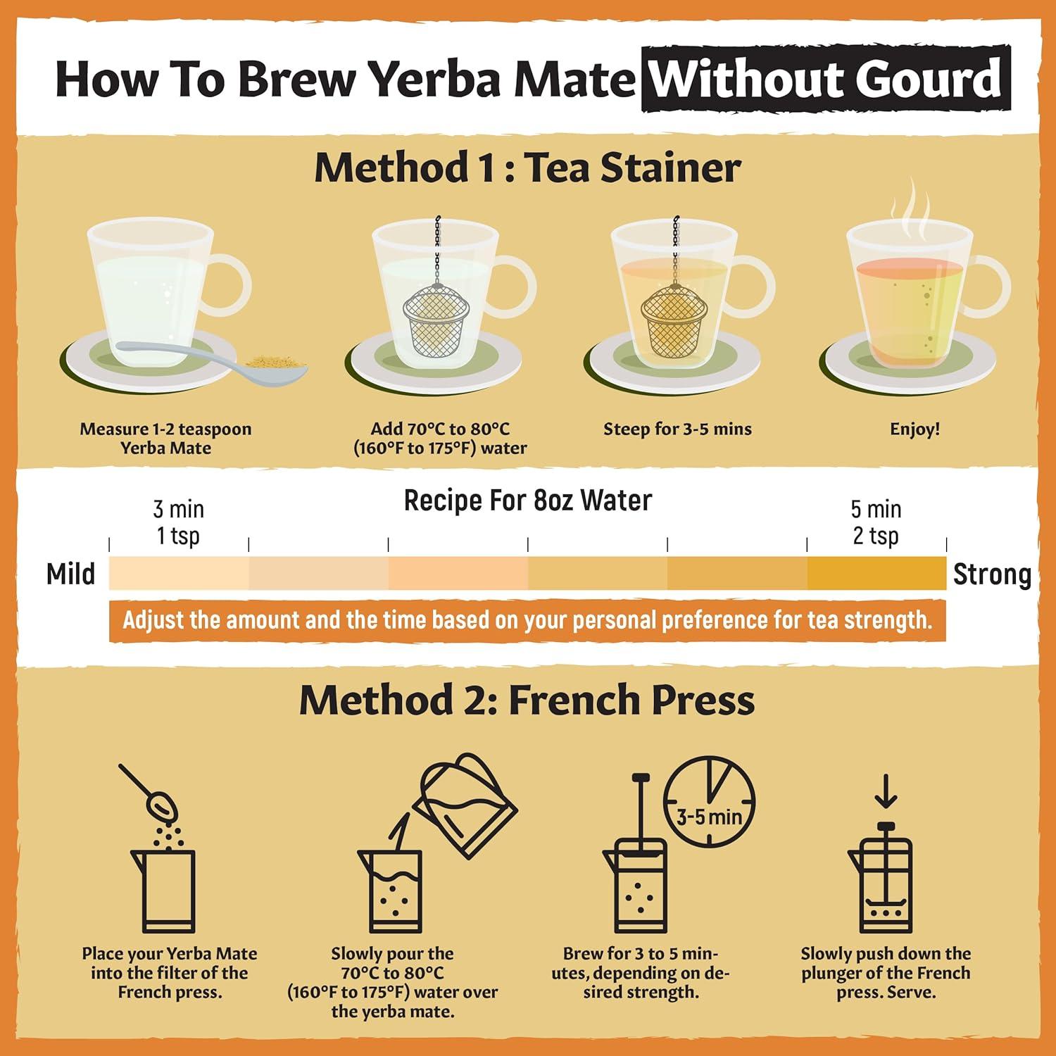 Té de Yerba Mate Eastanbul 79.4g - Hoja Suelta Vegano