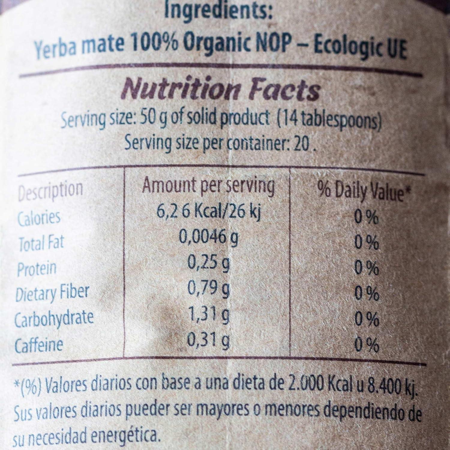 Yerba Mate Orgánica Onoiru 500g - Envejecida 2 Años - Sabor Audaz