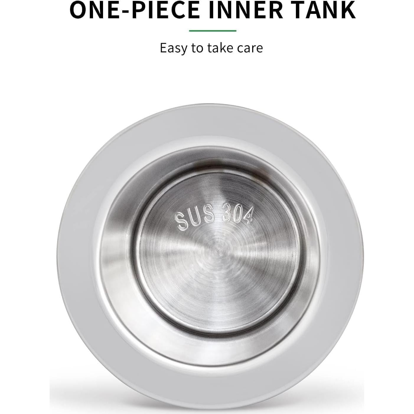 Taza de Yerba Mate Cuopru Acero Inoxidable 304 200ml Negro