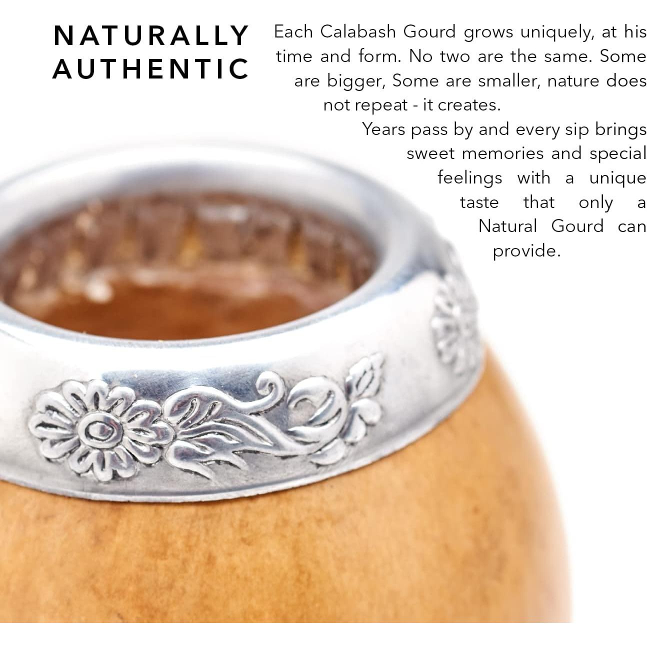 Set de Yerba Mate Balibetov - 2 Calabazas, 2 Bombillas, 1 Cepillo, 100g