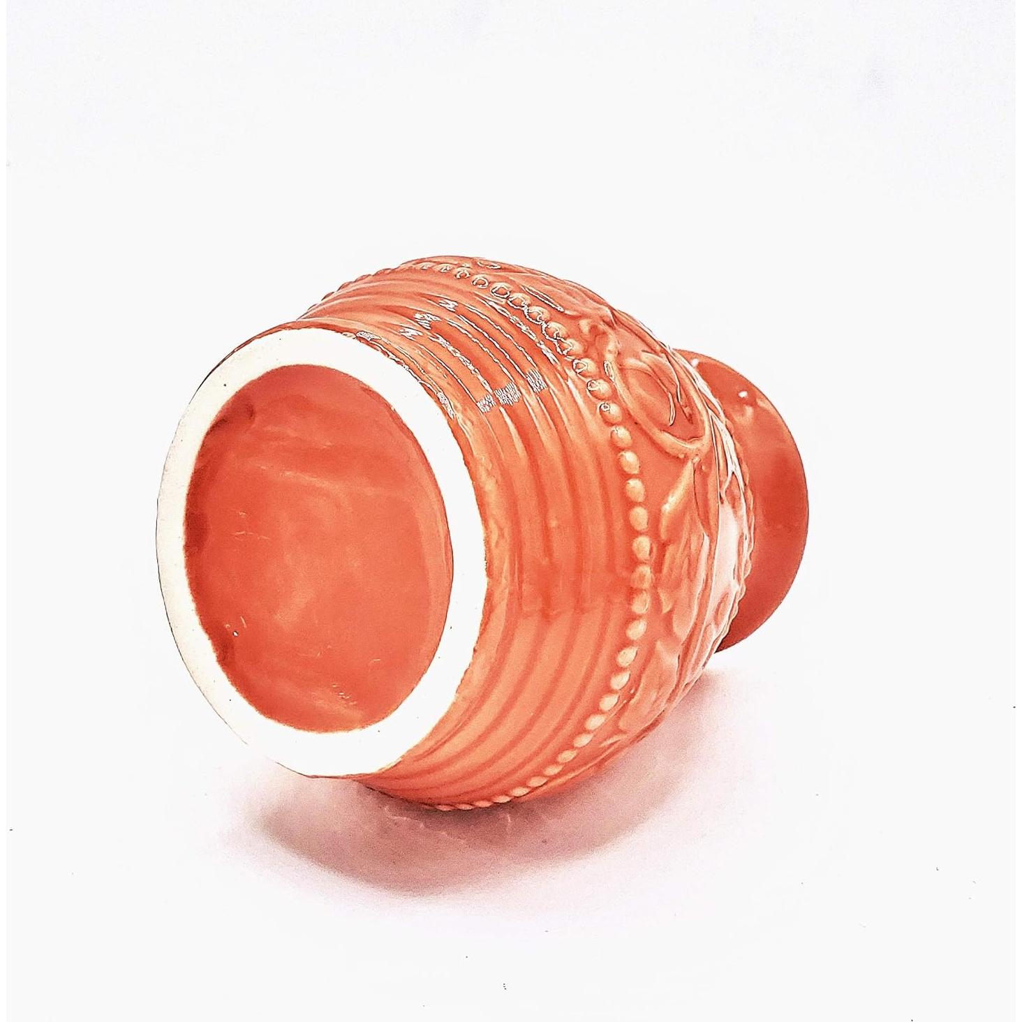 Calabaza de Cerámica Pure Argentino Coral 192g con Sorbete