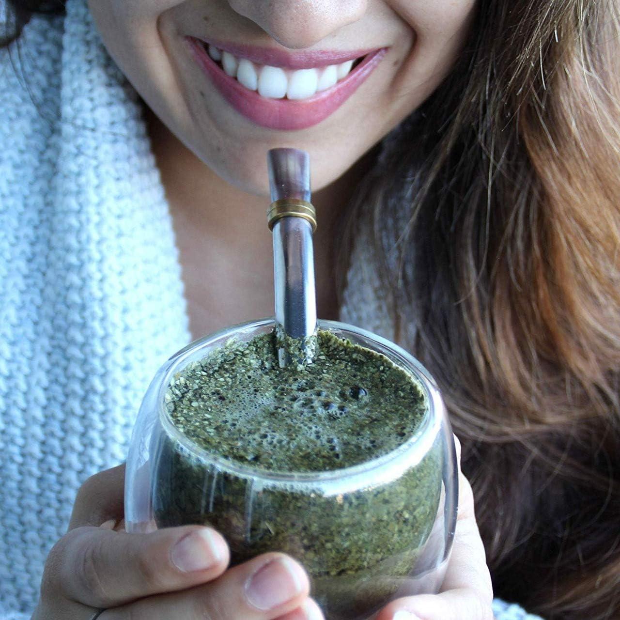 Kit de Yerba Mate Organic Deal - Taza de Vidrio Doble Pared 250 ml