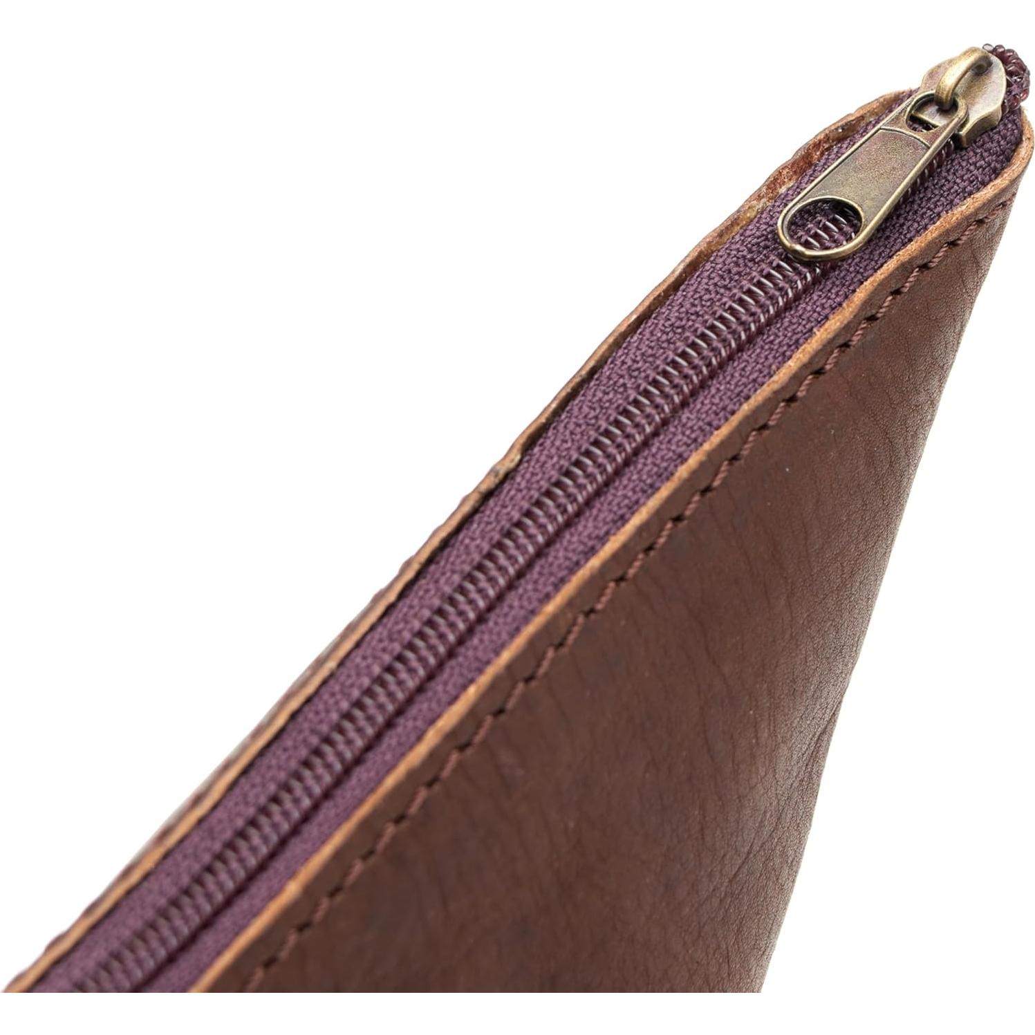 Contenedor de Yerba Mate BALIBETOV de Cuero Marrón Hecho a Mano