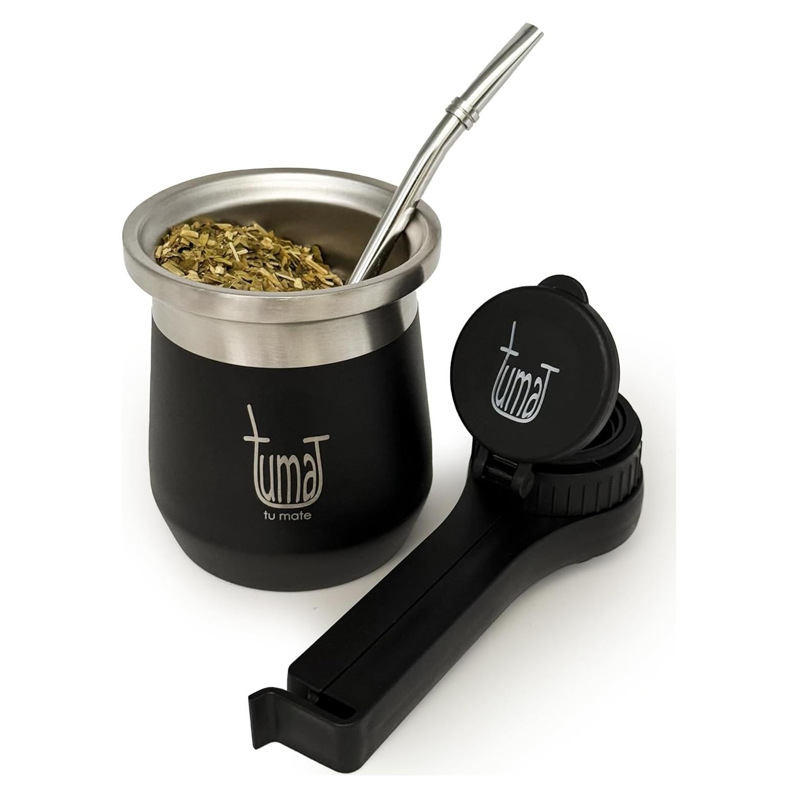 Taza de Yerba Mate TUMA TU MATE 266g Doble Pared Aislada