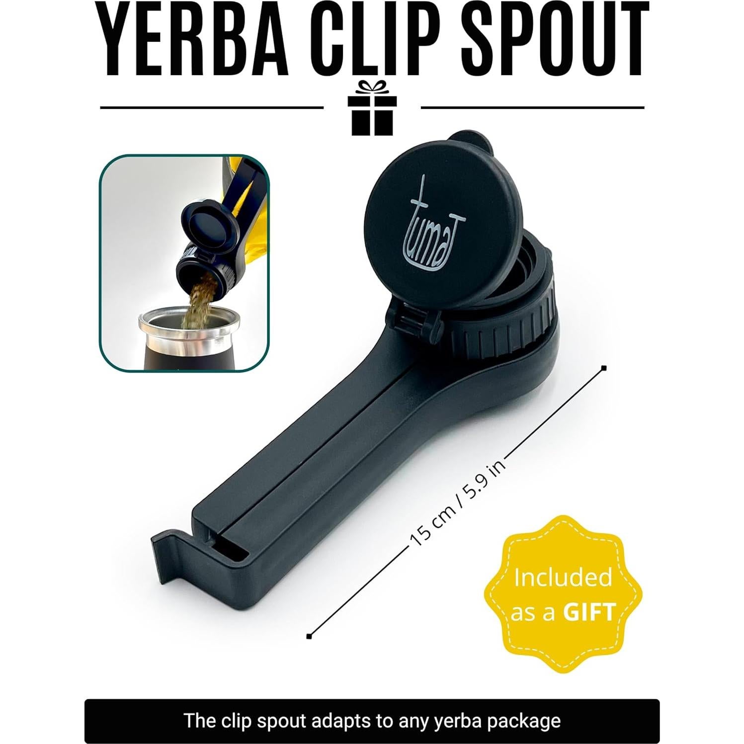 Taza de Yerba Mate TUMA TU MATE 266g Doble Pared Aislada