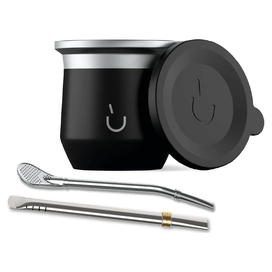 Taza de Yerba Mate BALIBETOV Acero Inoxidable 226ml Aislada