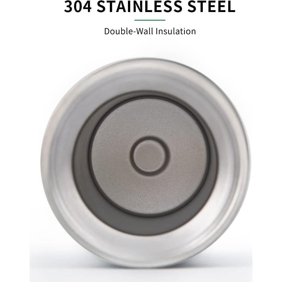 Juego de Taza de Yerba Mate Cuopru - Acero Inoxidable Doble Pared