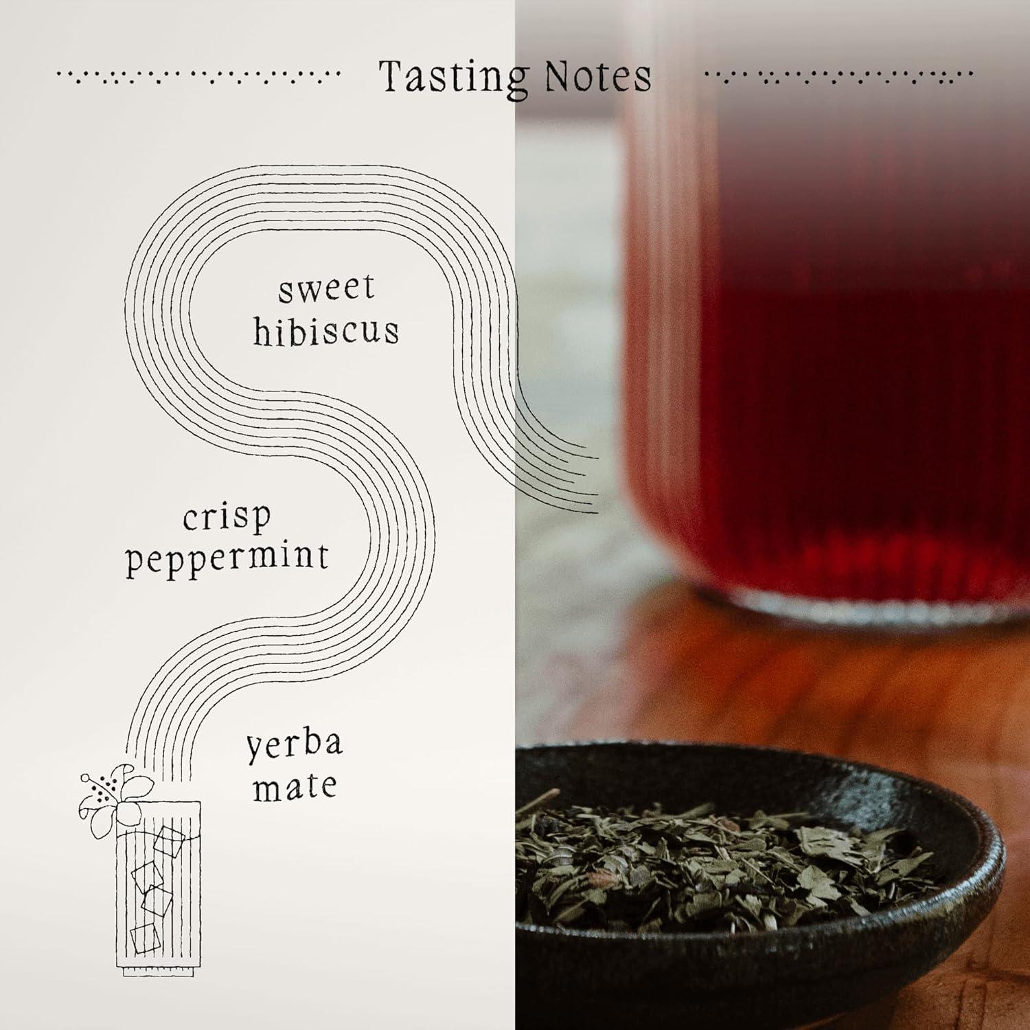 Té de Yerba Mate Orgánico Katú Rosella 500g con Hibisco y Menta