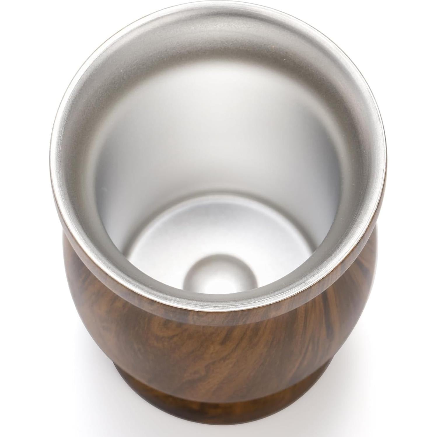 Set de Taza de Yerba Mate Cididu 8 oz Acero Inoxidable Doble Pared