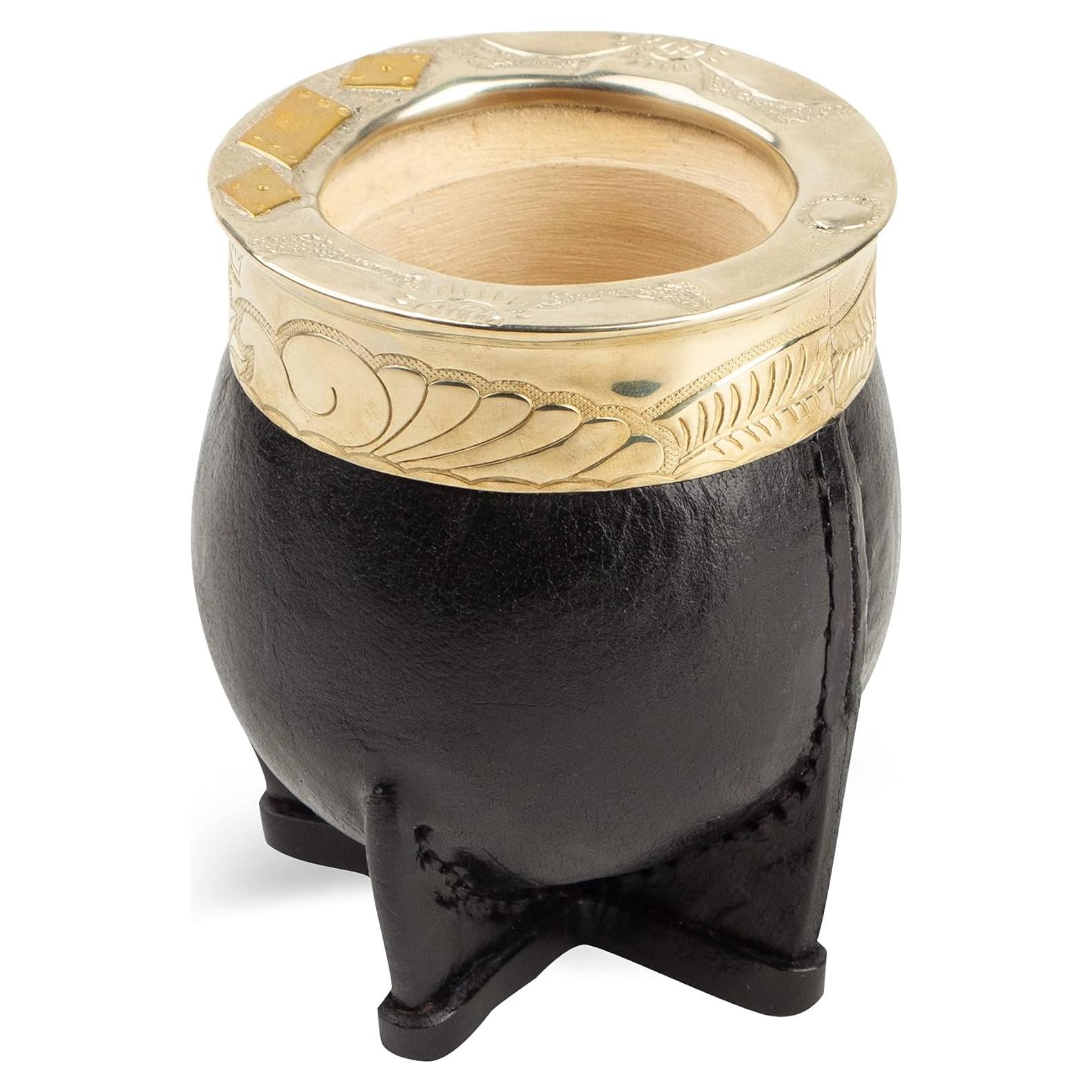 Gourd de Yerba Mate TheBmate Imperial Cuero Negro 240ml