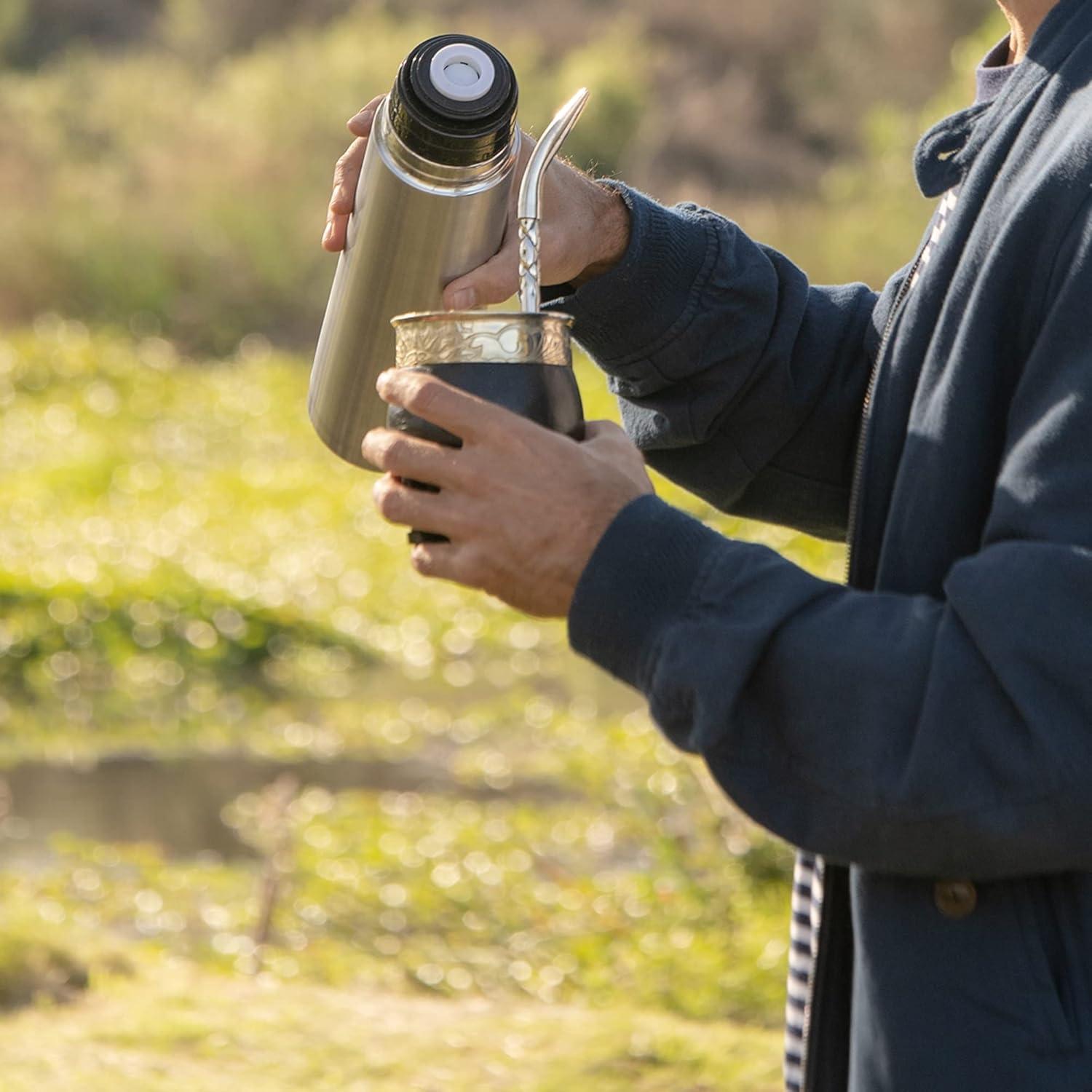 Gourd de Yerba Mate TheBmate Imperial Cuero Negro 240ml