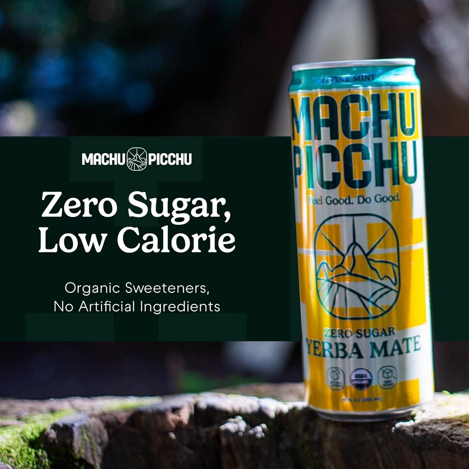 Bebida Energética Machu Picchu de Yerba Mate 355ml - Menta Alpina