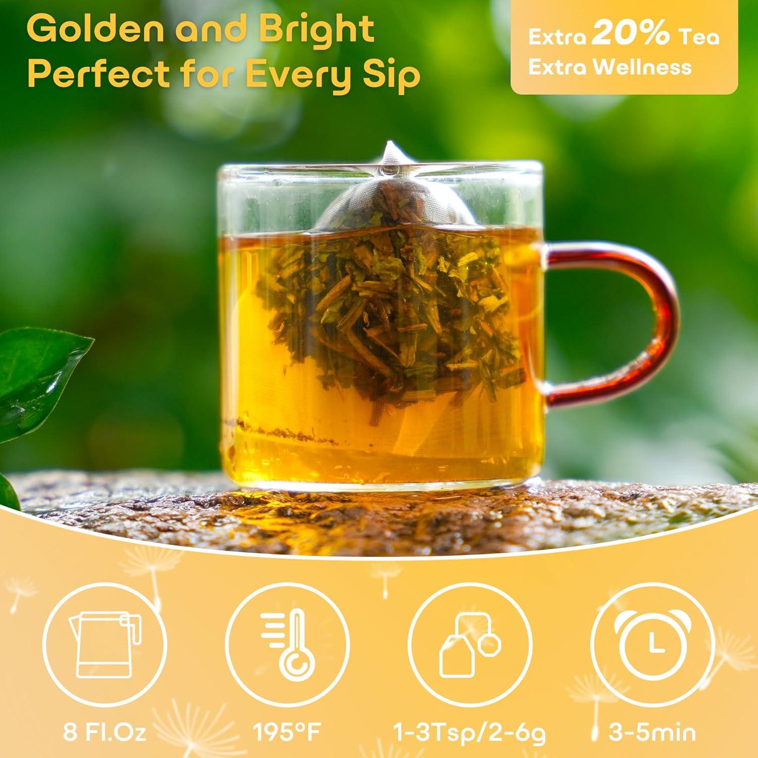 Té de Diente de León Atzamote - 100 Bolsitas Sin Cafeína