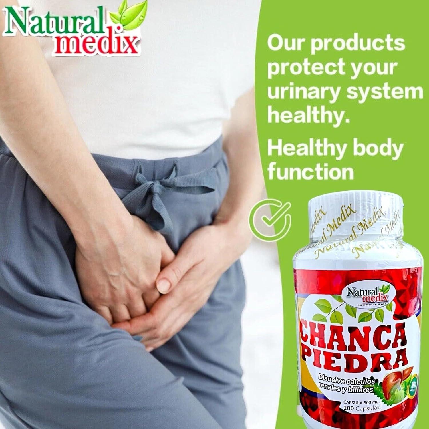 Chanca Piedra Natural Medix 100 Cápsulas - Suplemento Desintoxicante