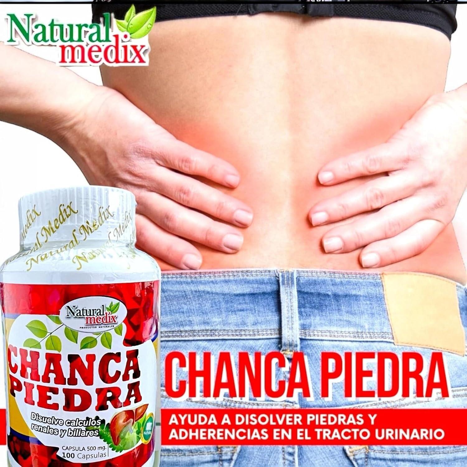 Chanca Piedra Natural Medix 100 Cápsulas - Suplemento Desintoxicante