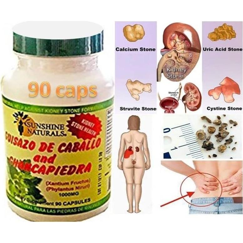 Suplemento Chancapiedra Sunshine 90 Cápsulas - Salud Renal