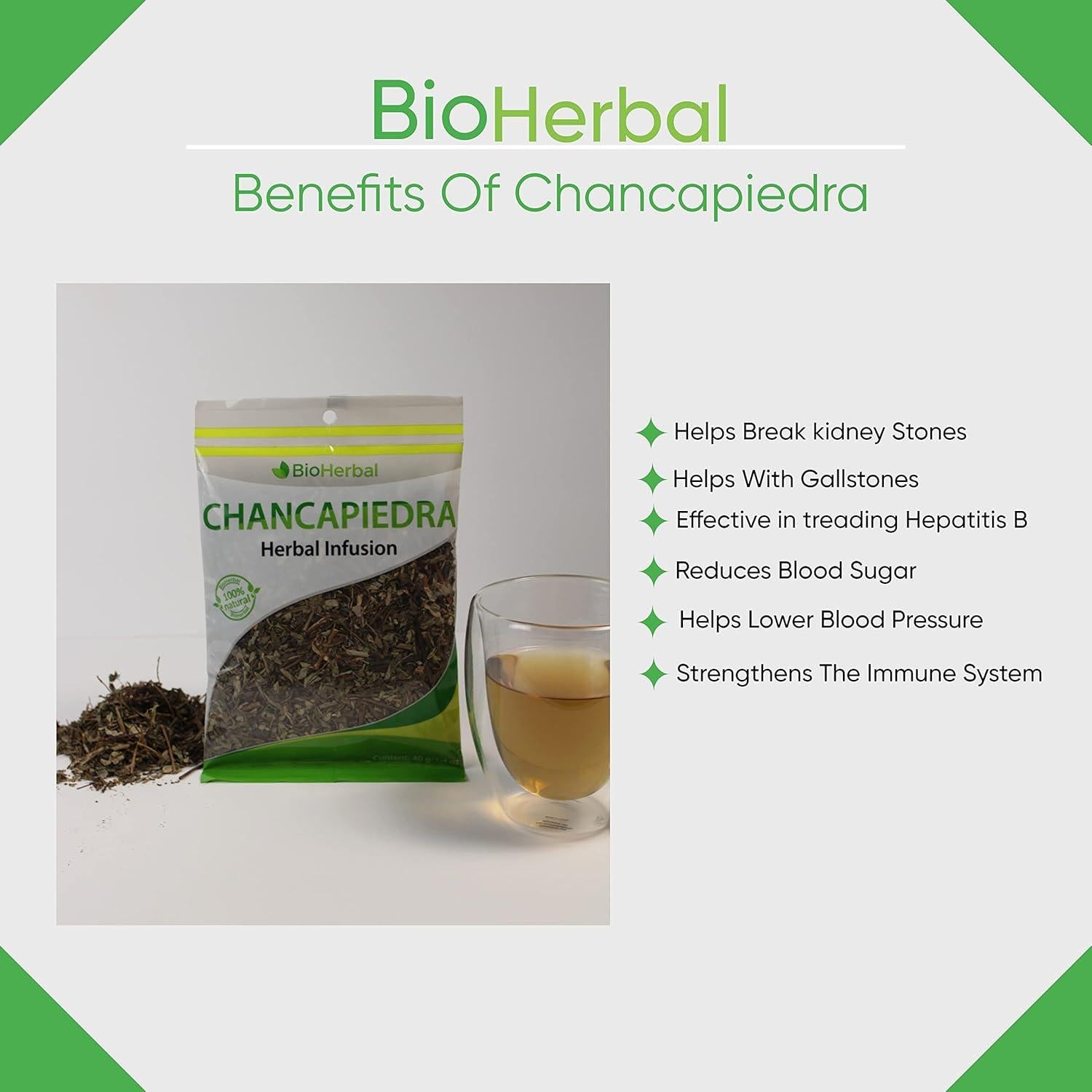 Té Chancapiedra Bio Herbal 40g - 100% Natural para Riñones