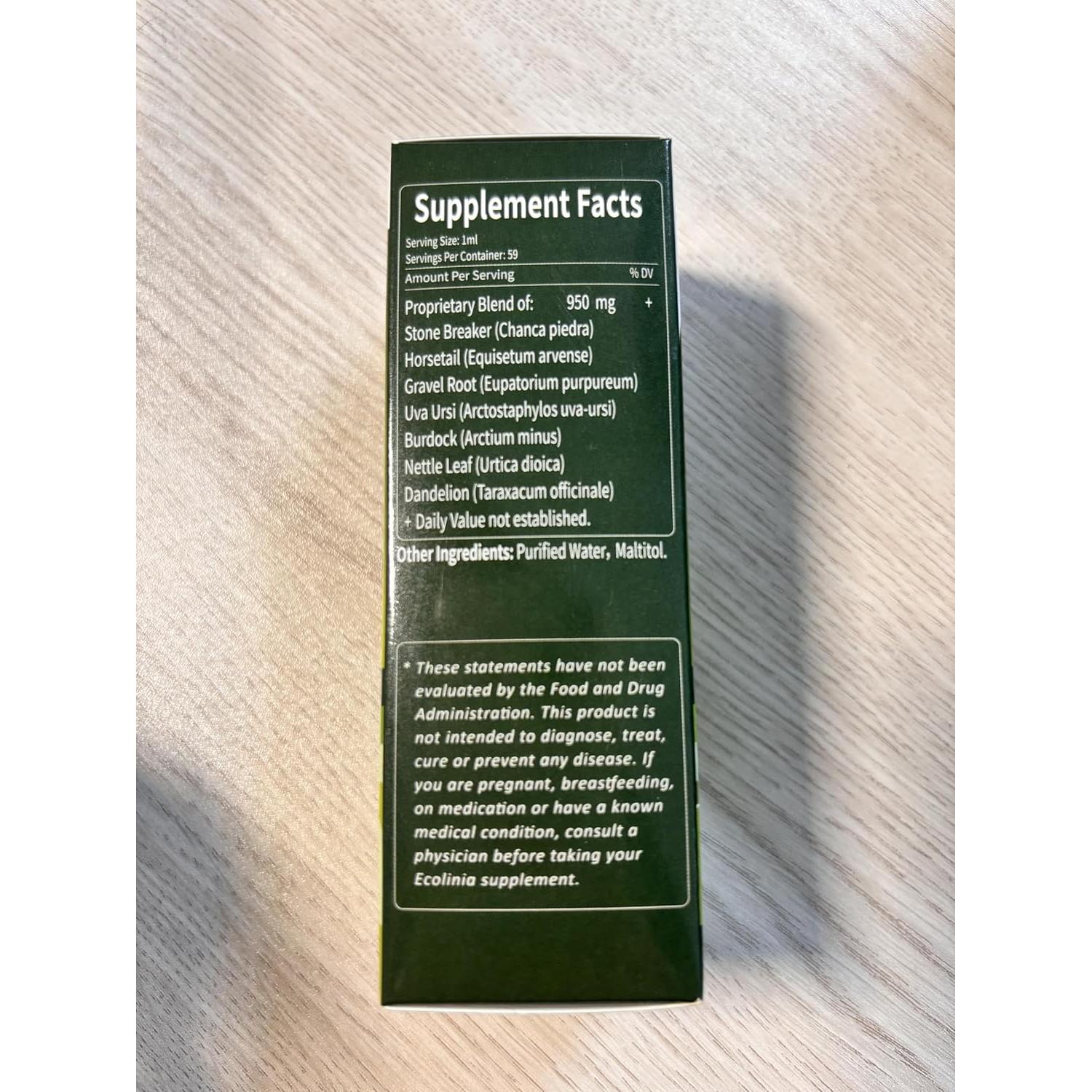 Extracto de Chanca Piedra Ecolinia 60 ml - Suplemento Detox