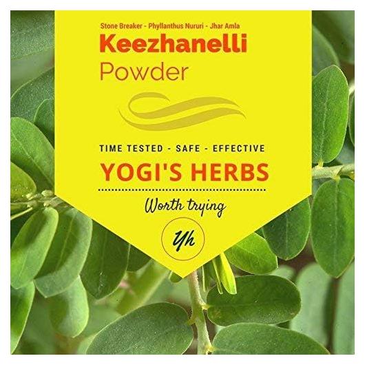 Polvo de Keezhanelli YOGIS HERBS 226.8 g - Chanca Piedra