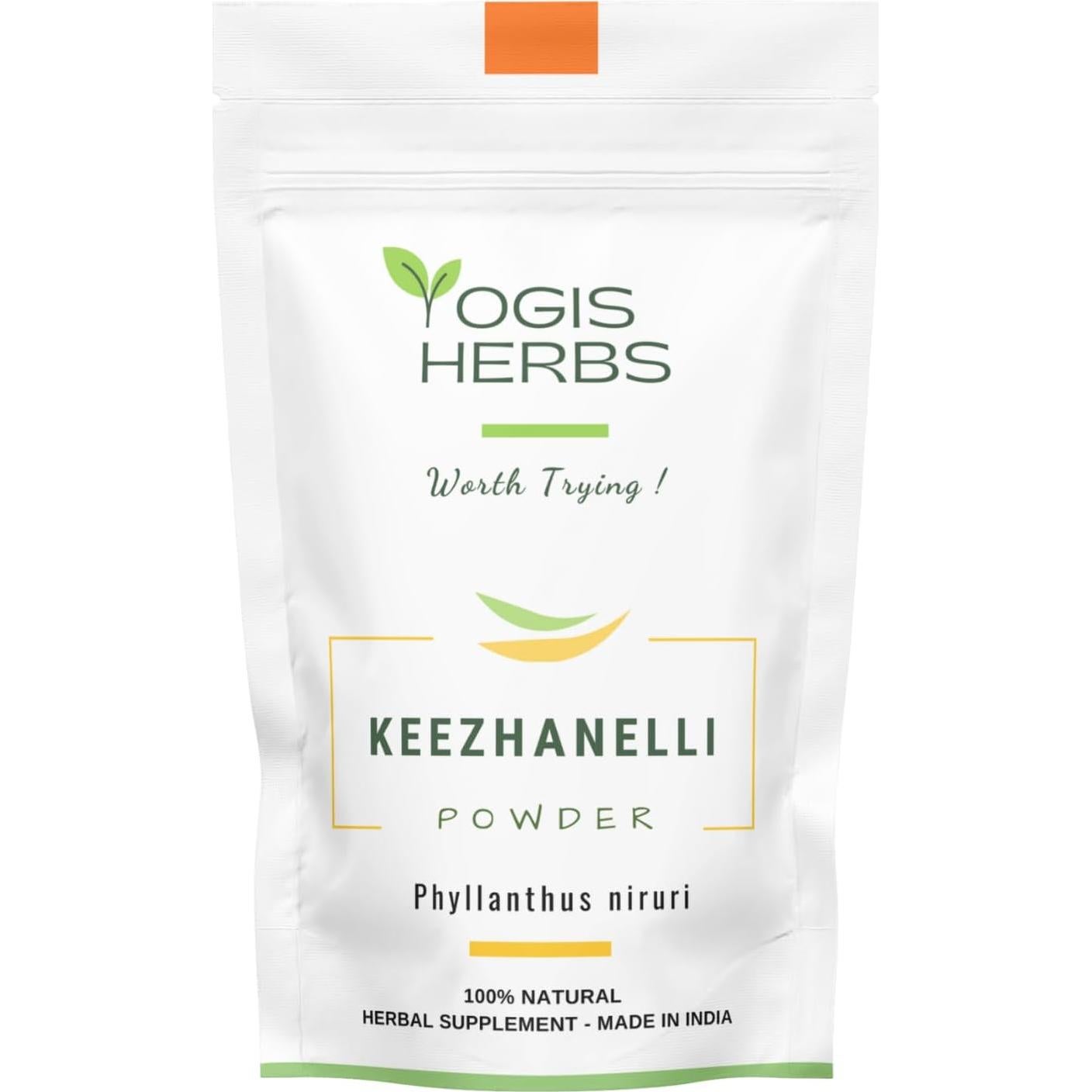 Polvo de Keezhanelli YOGIS HERBS 226.8 g - Chanca Piedra