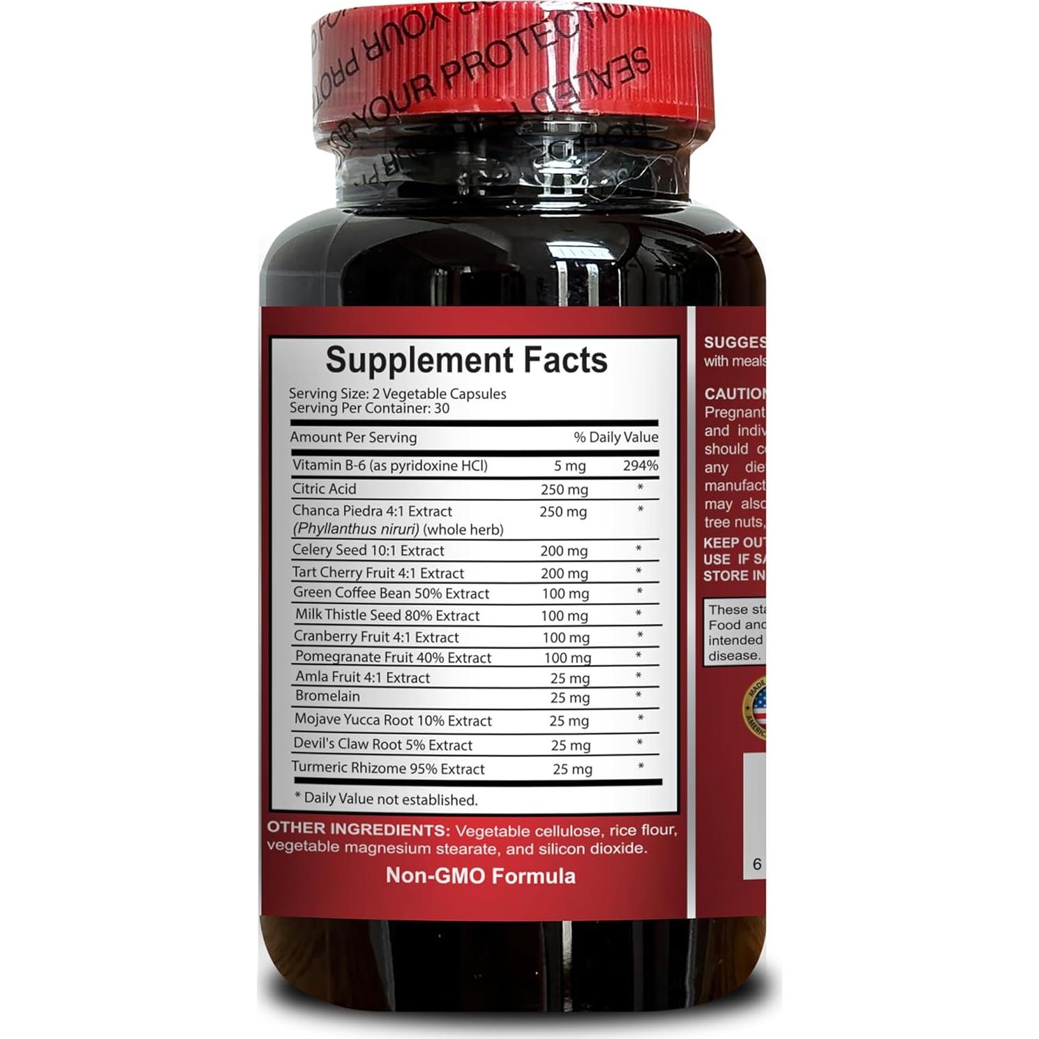 Suplemento Natural de Ácido Úrico Vitalabs - 240 Cápsulas