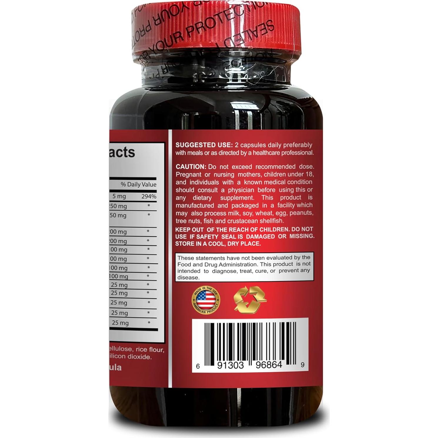 Suplemento Natural de Ácido Úrico Vitalabs - 240 Cápsulas