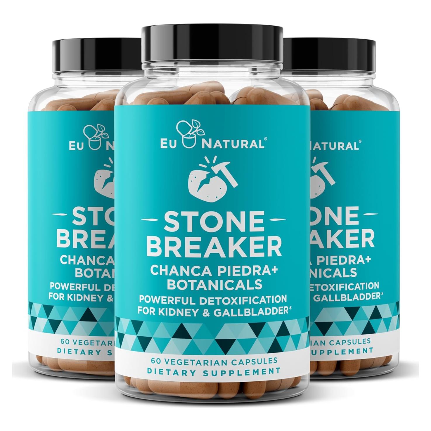 Chanca Piedra Stone Breaker - 180 Cápsulas Desintoxicantes