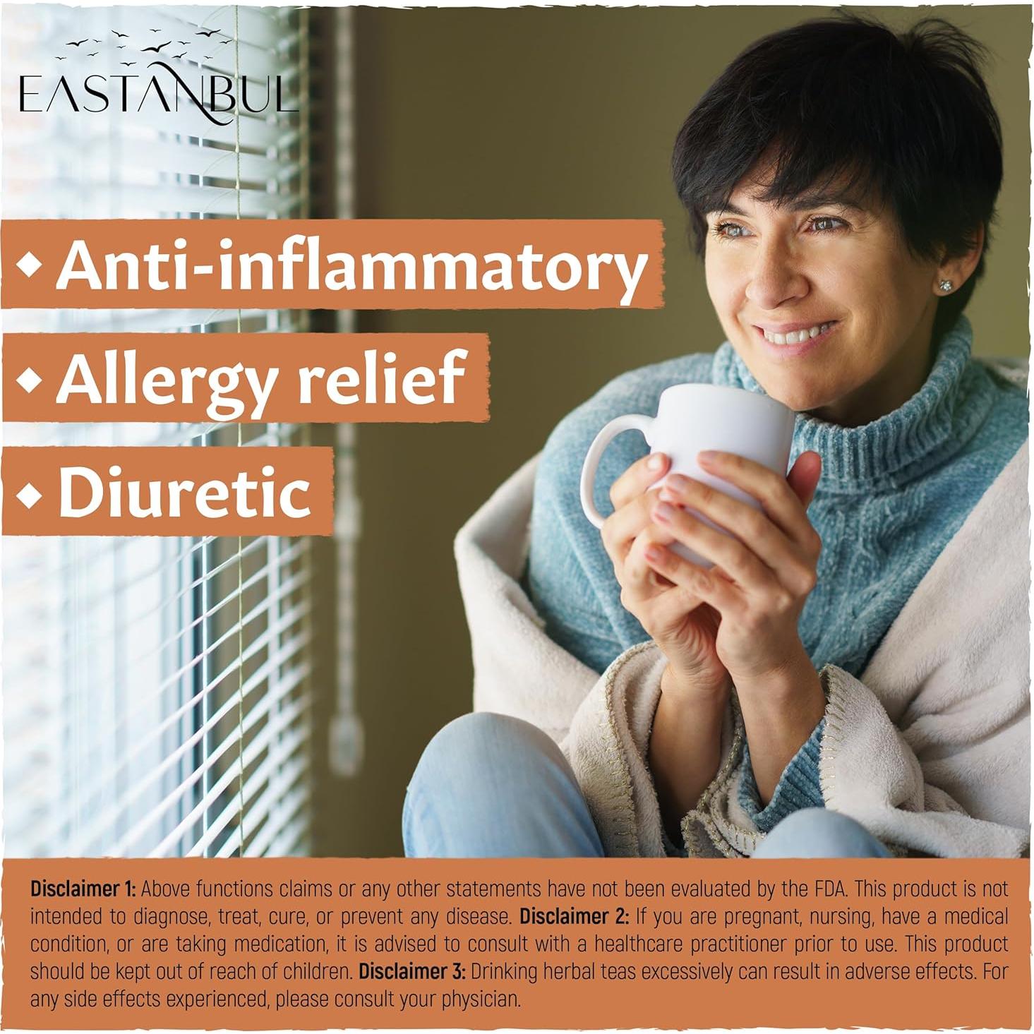 Té de Ortiga Eastanbul 20g - 100% Natural, Sin Cafeína, Vegano