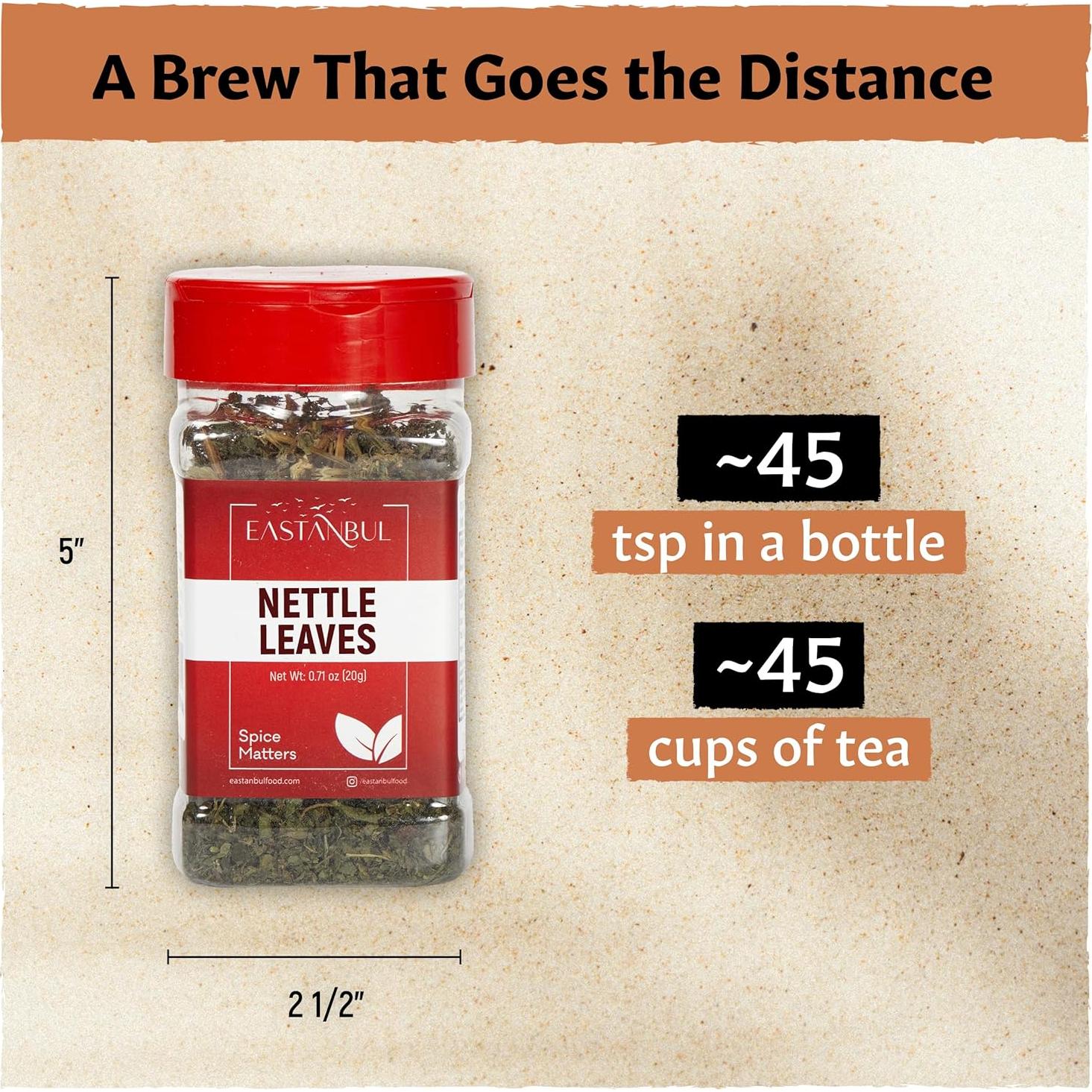 Té de Ortiga Eastanbul 20g - 100% Natural, Sin Cafeína, Vegano