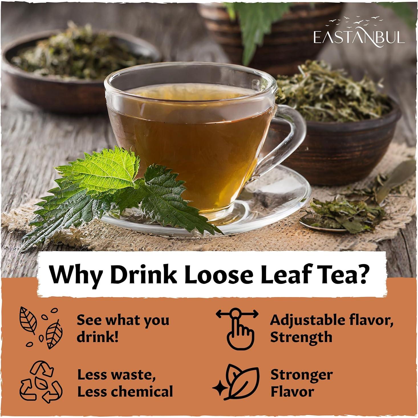 Té de Ortiga Eastanbul 20g - 100% Natural, Sin Cafeína, Vegano