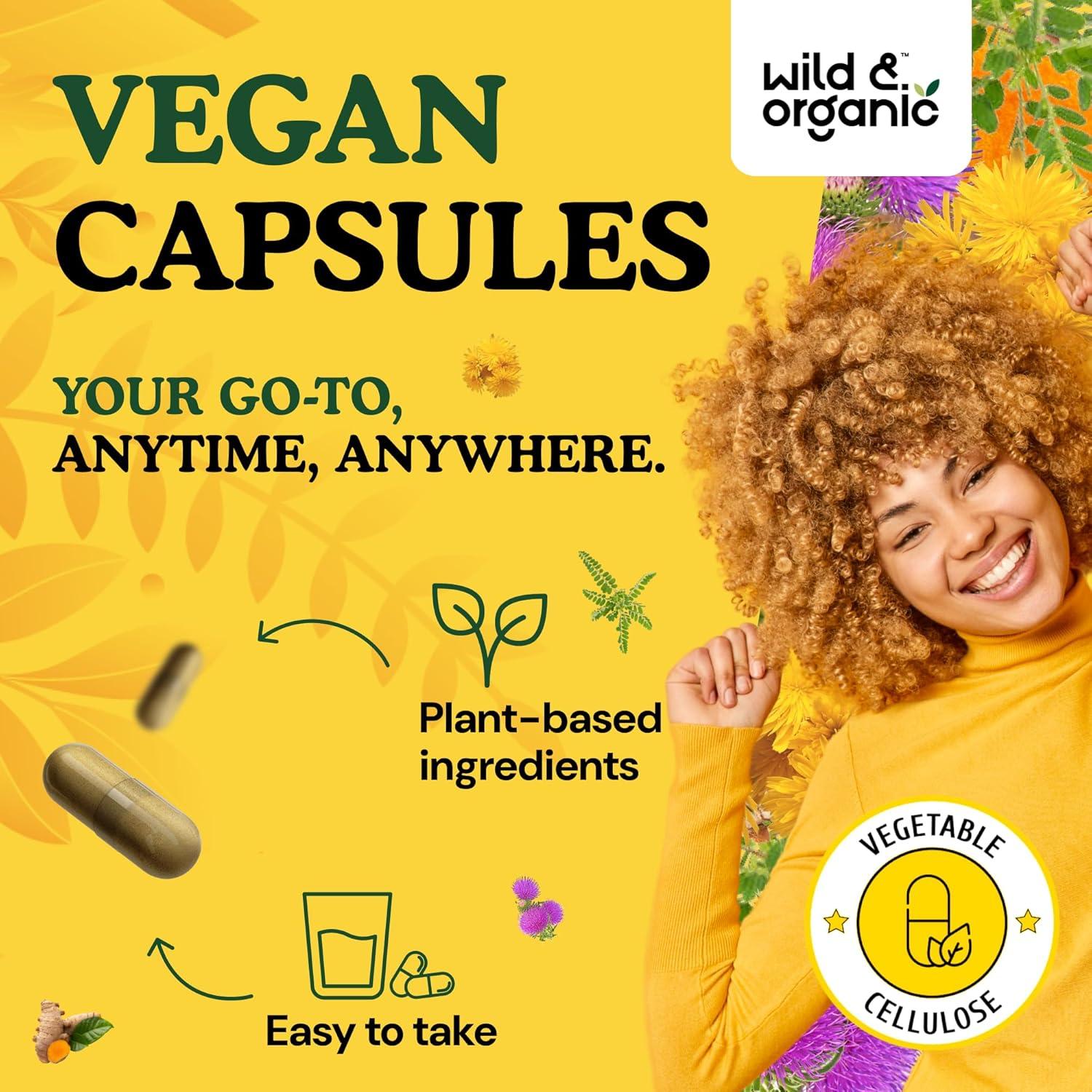 Cápsulas de Ácido Úrico Silvestre y Orgánico - 60 Unidades