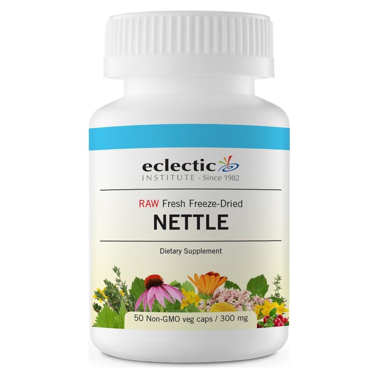 Cápsulas de Ortiga Cruda Liofilizada Eclectic Herb 50 Unidades