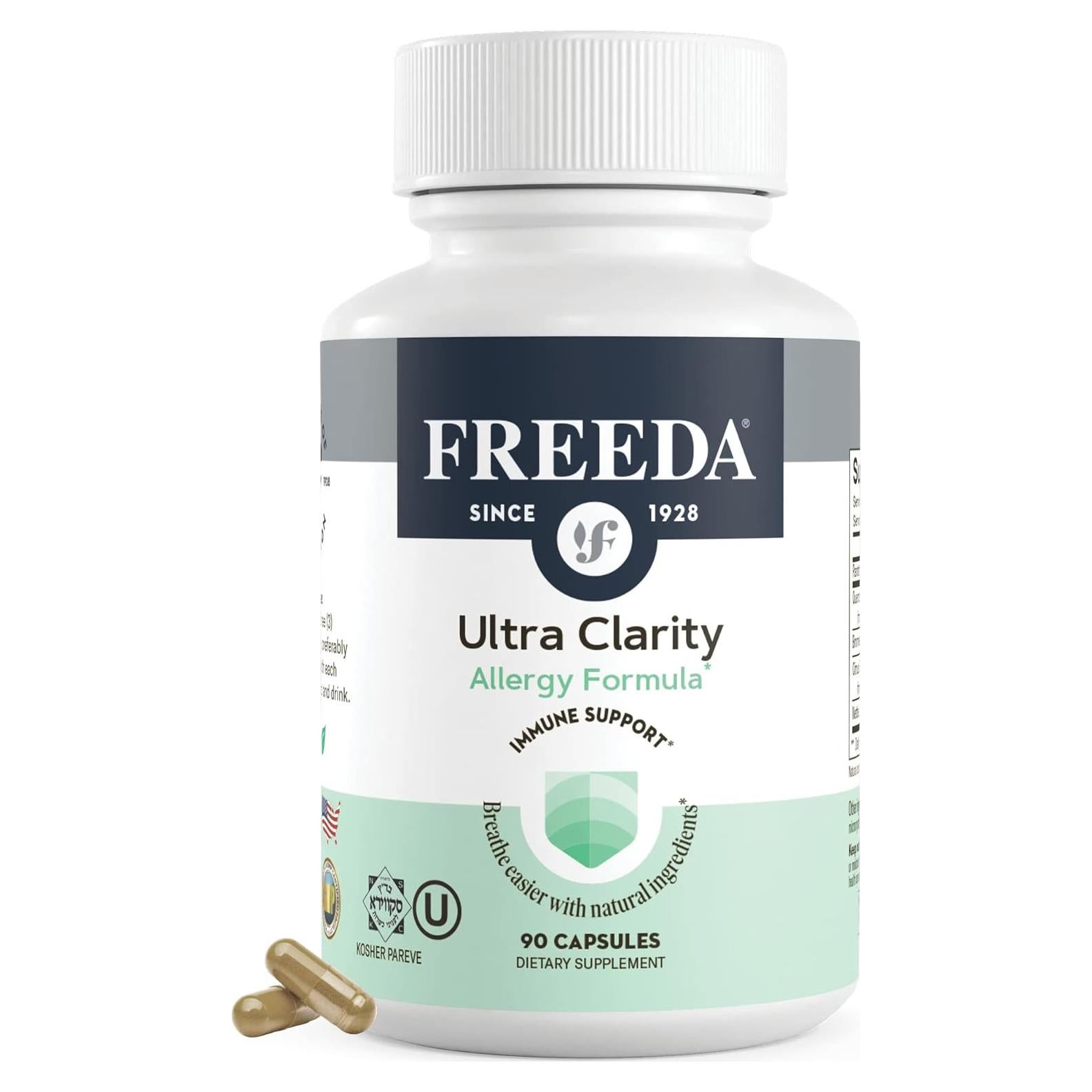 Suplemento Natural para Alergias Freeda - Quercetina y Bromelina