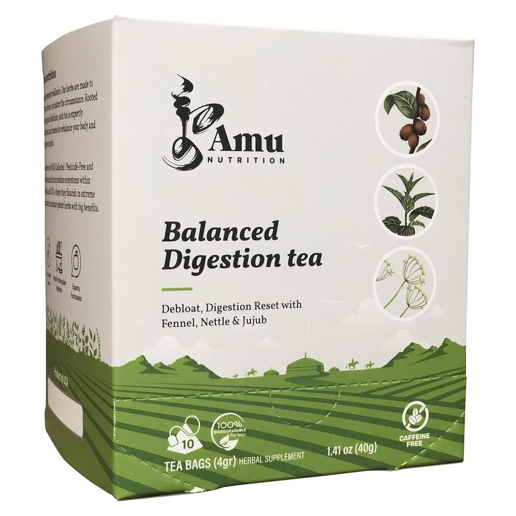 Té Digestivo Orgánico Amu Nutrition con Hoja de Ortiga 100g