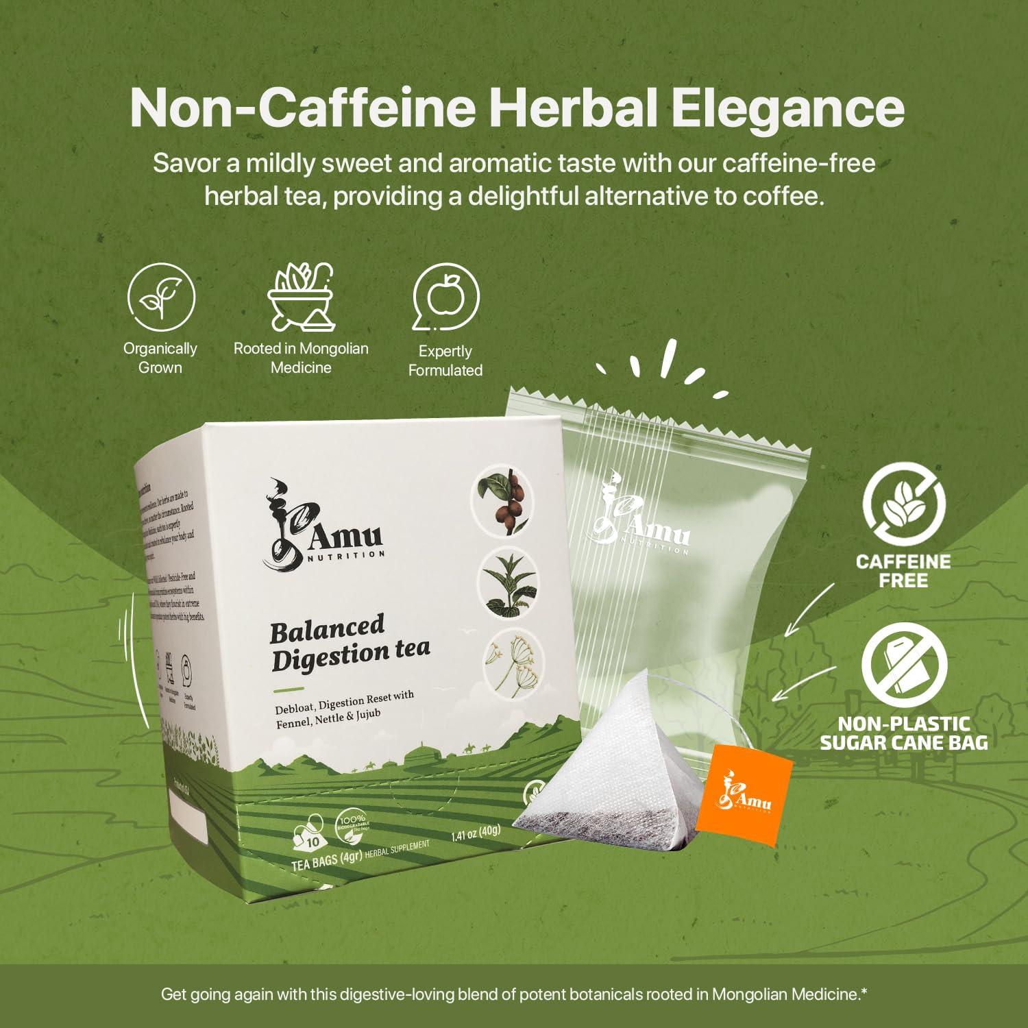 Té Digestivo Orgánico Amu Nutrition con Hoja de Ortiga 100g