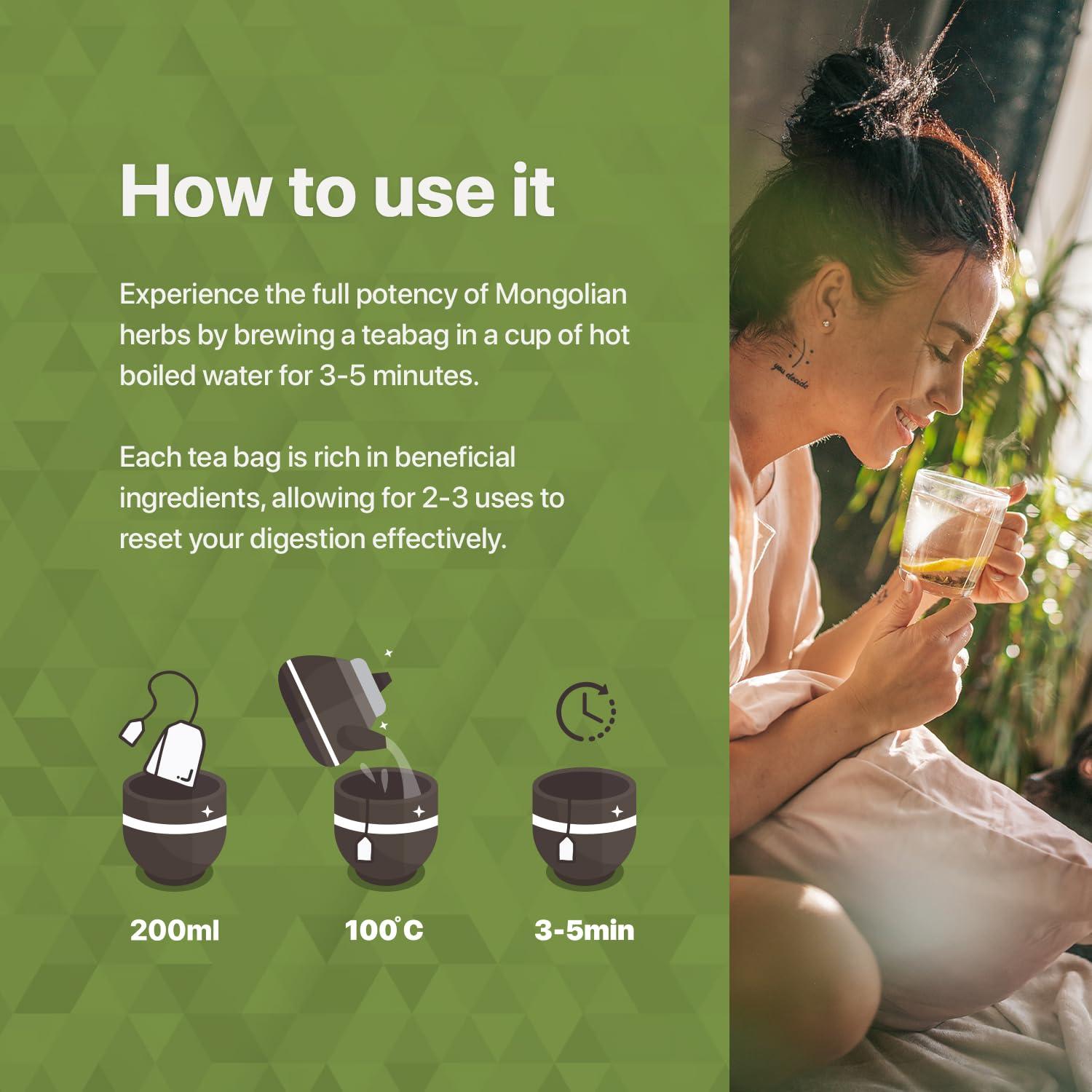 Té Digestivo Orgánico Amu Nutrition con Hoja de Ortiga 100g