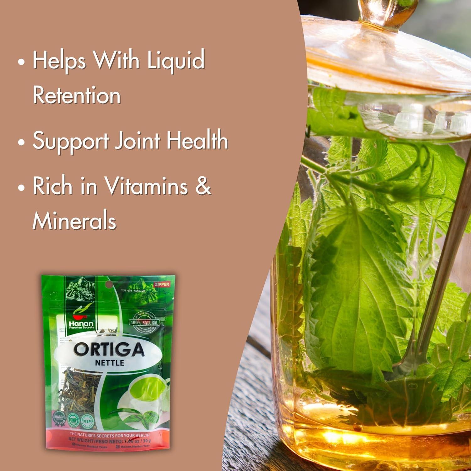 Té de Ortiga Hanan 30g 100% Natural - Suplemento Herbal