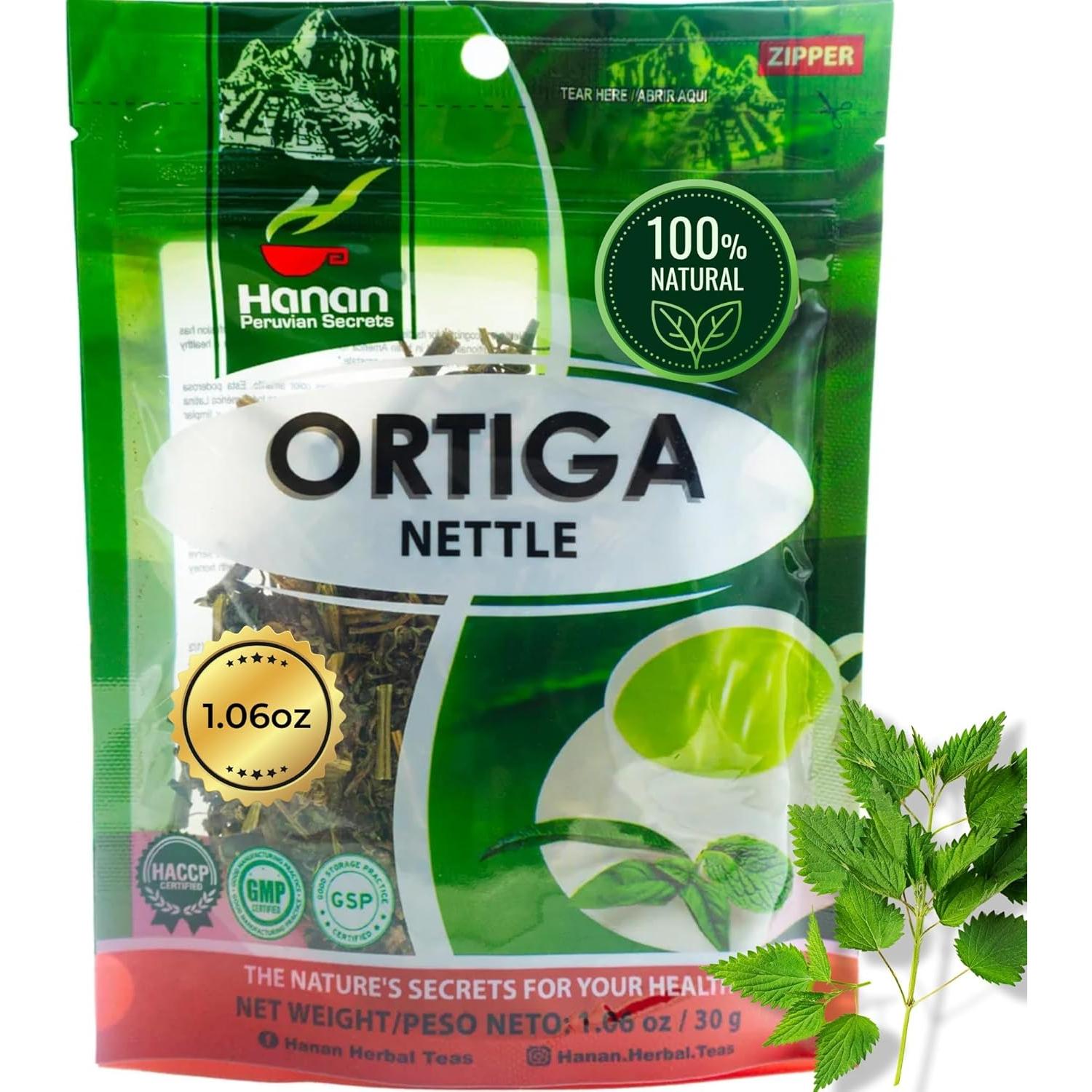 Té de Ortiga Hanan 30g 100% Natural - Suplemento Herbal