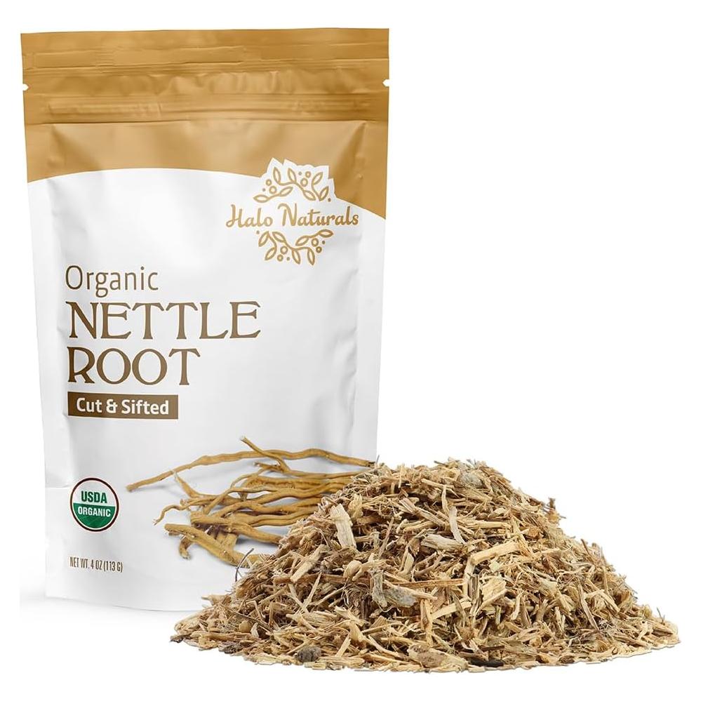 Raíz de Ortiga Orgánica Cortada 113g Halo Naturals