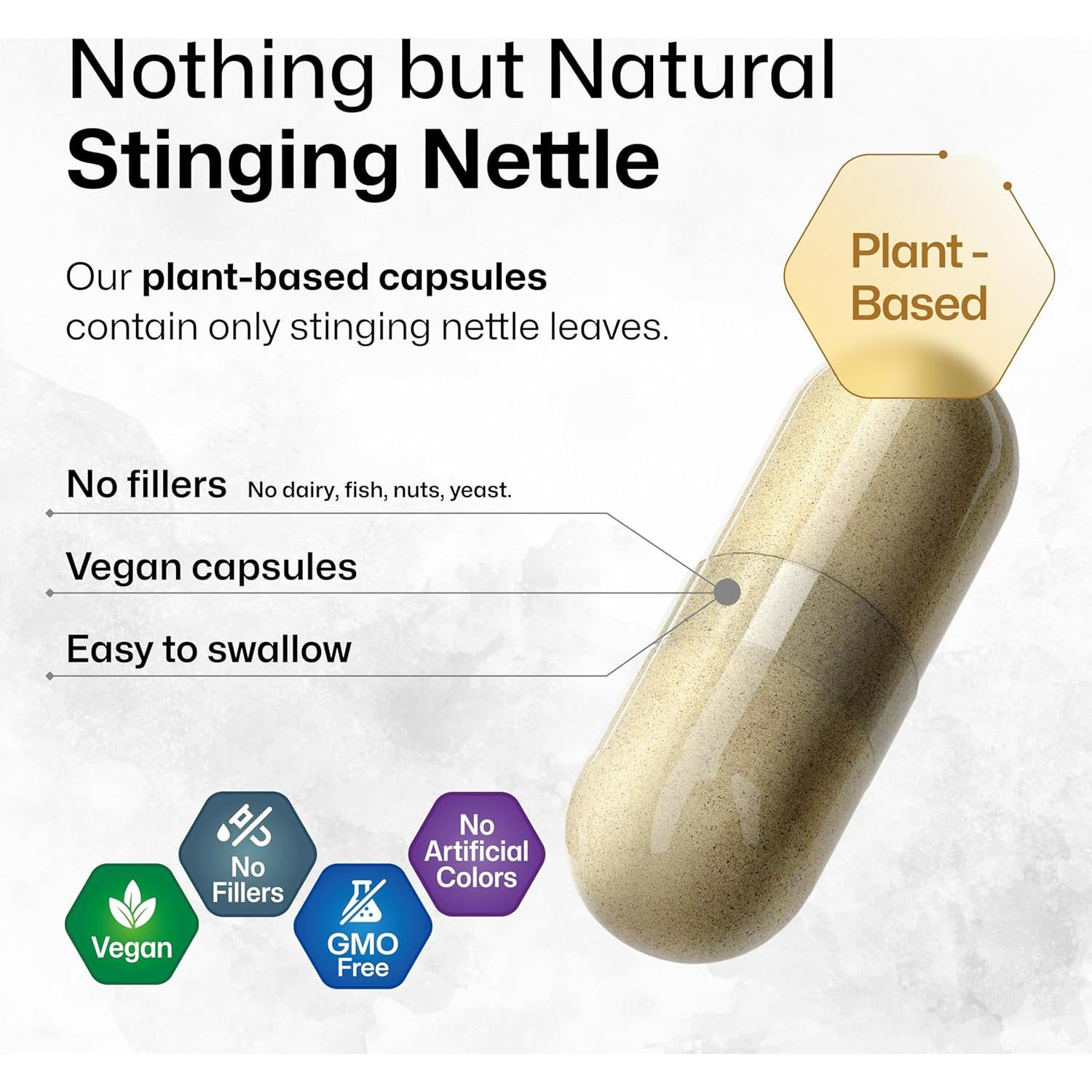 Cápsulas de Ortiga Bio Krauter 1200 mg - 250 Unidades Naturales