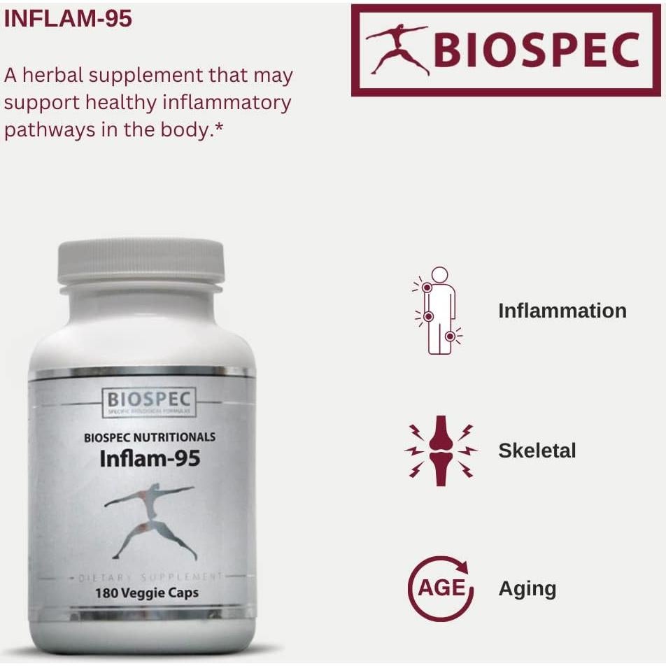 Inflam-95 Biospec - Suplemento Natural 180 Cápsulas