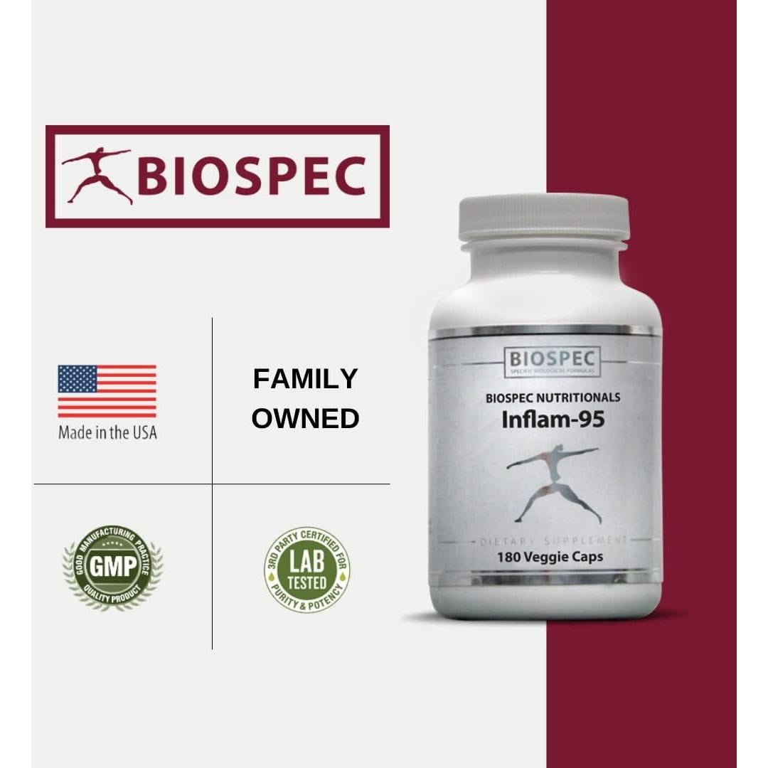 Inflam-95 Biospec - Suplemento Natural 180 Cápsulas