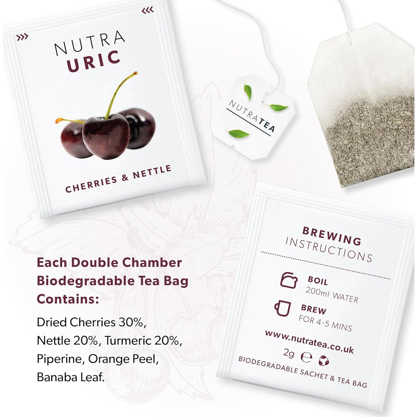 Té Herbal Nutra Tea 20 Bolsitas - Limpieza Ácido Úrico