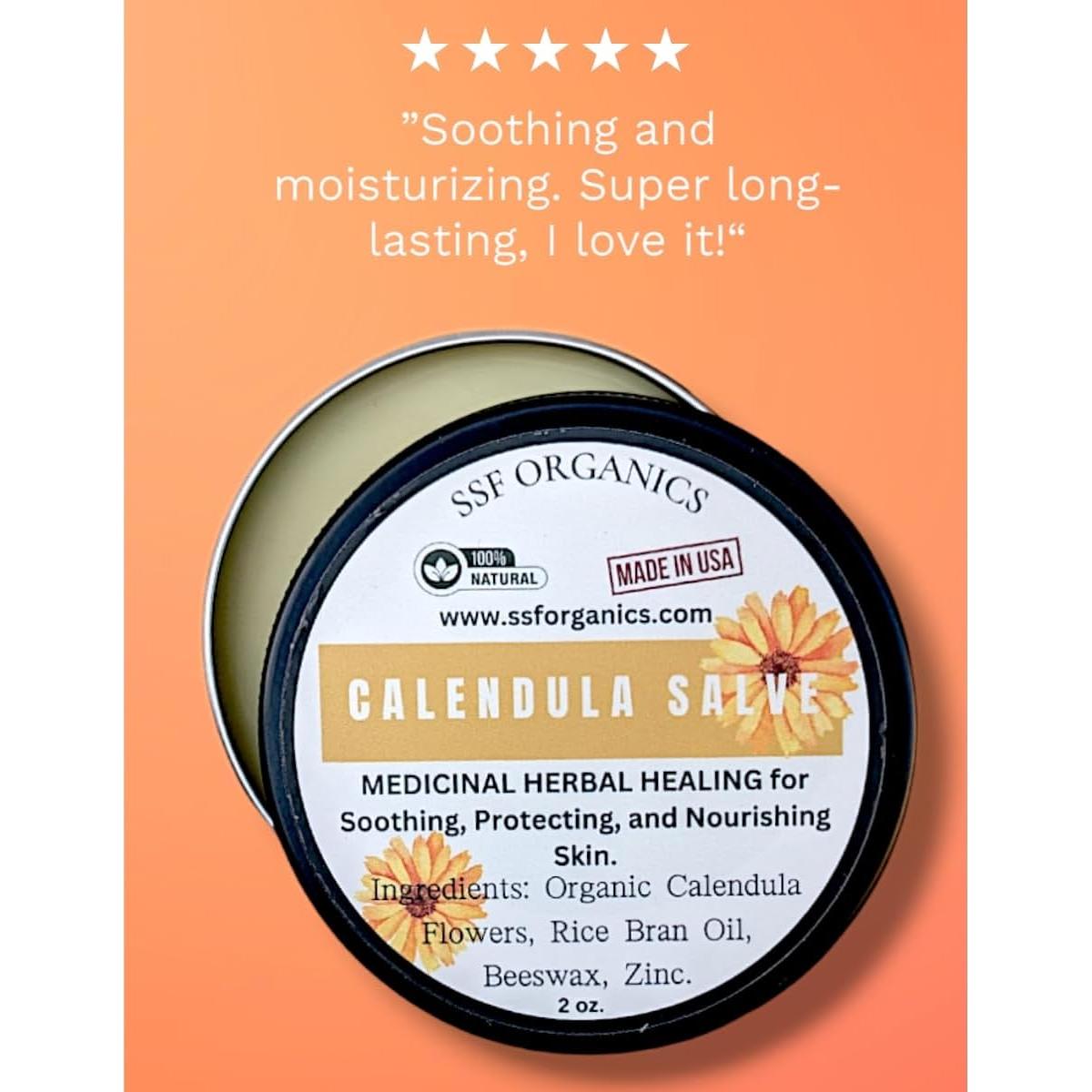 Bálsamo Reparador de Piel SSF Orgánico de Caléndula 56.7 g