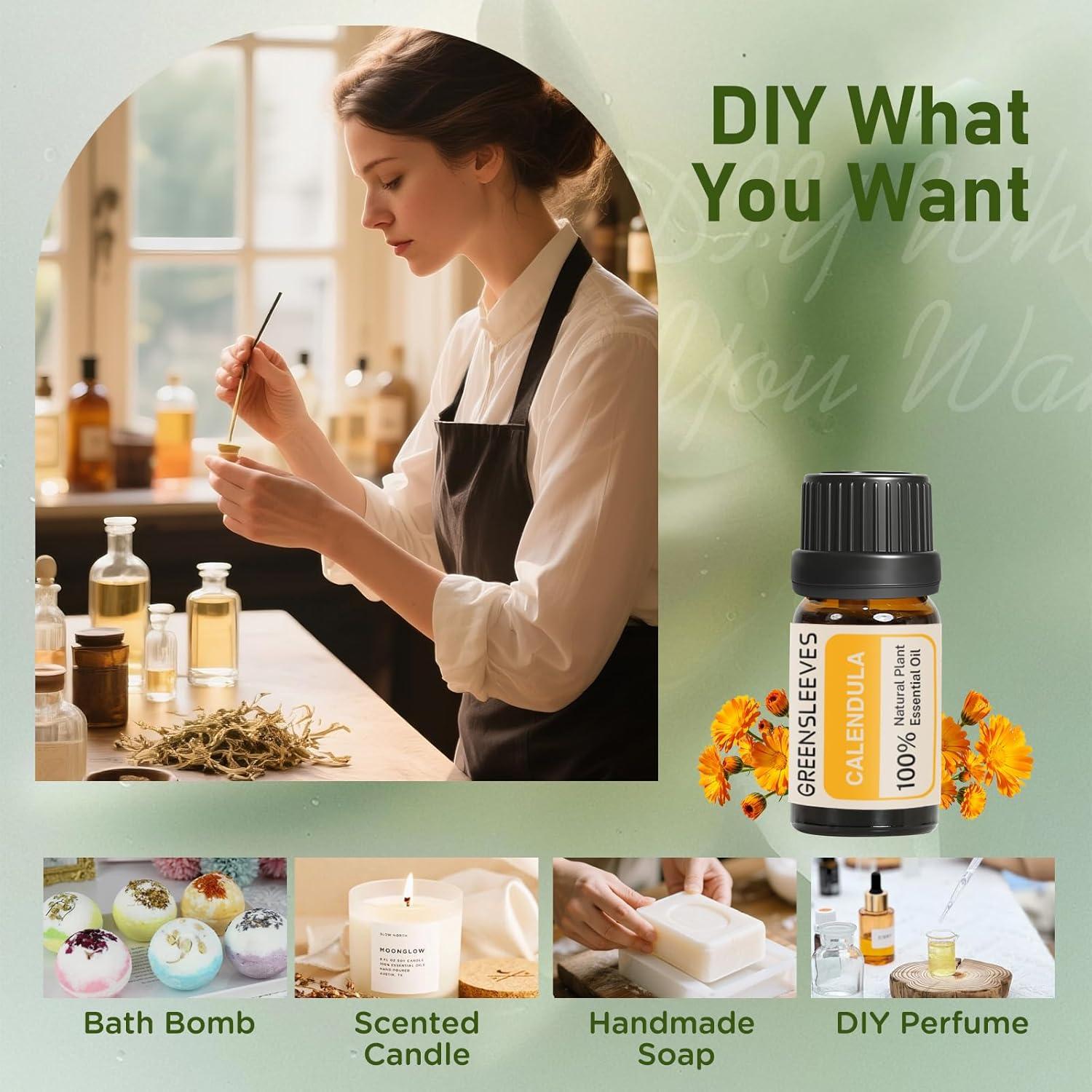 Aceite Esencial de Caléndula Greensleeves 10ml - Aromaterapia