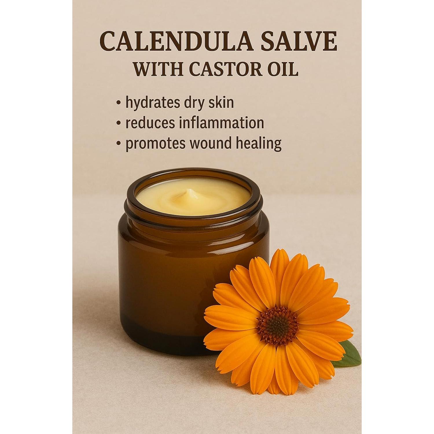 Ungüento de Caléndula The Sassy Leo 28g - Balsamo Natural Calmante