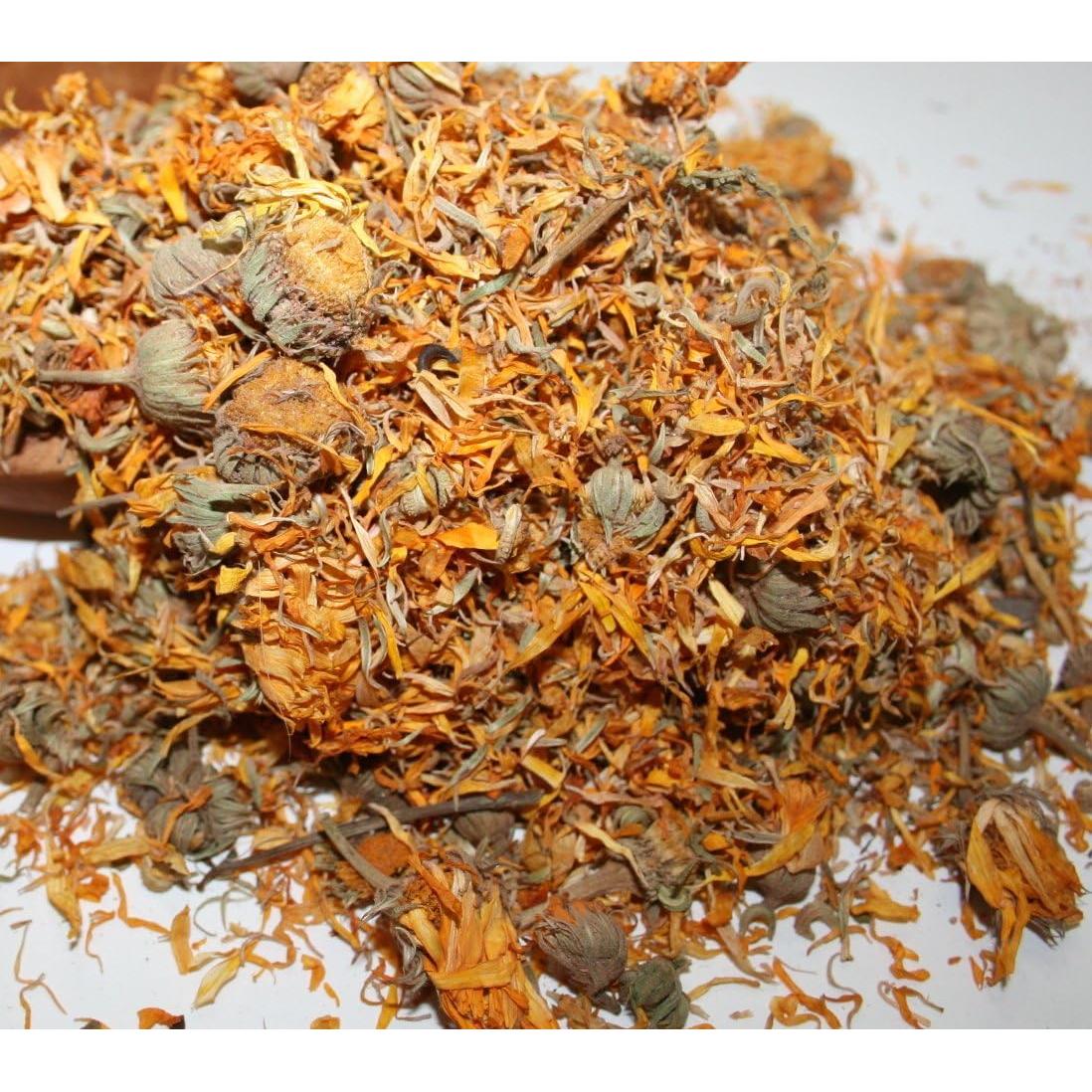 Flores de Caléndula Secas Orgánicas Premium 170 g - Té Herbal Natural