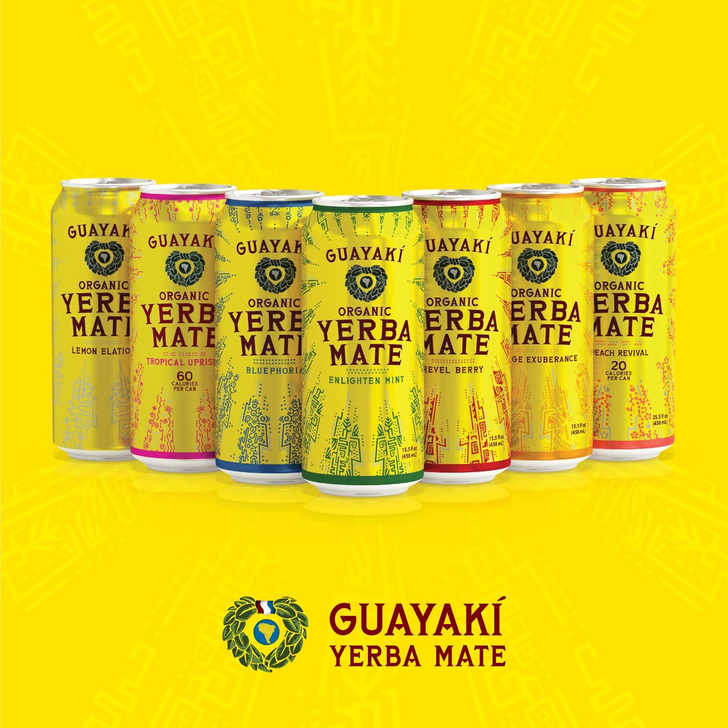 Yerba Mate Orgánica Guayakí Resurgimiento Durazno 438ml